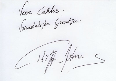 autograph Philippe Adams_2