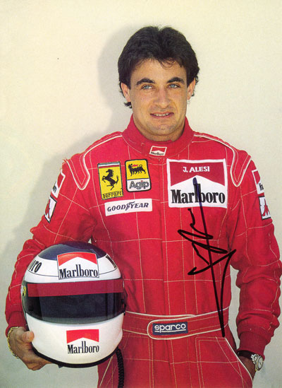 autograph Jean ALESI_2