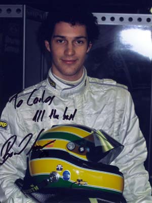 BRUNO SENNA BRAZIL From the autograph collection of Carlos Ghys