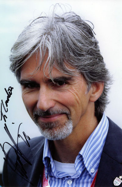 DAMON HILL UNITED KINGDOM From the autograph collection of Carlos Ghys