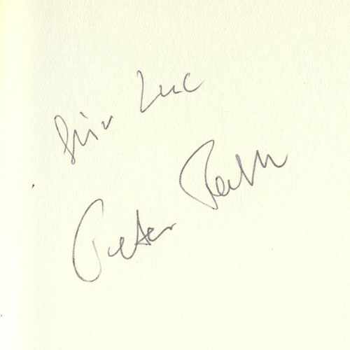 autograph PETER FALK_8