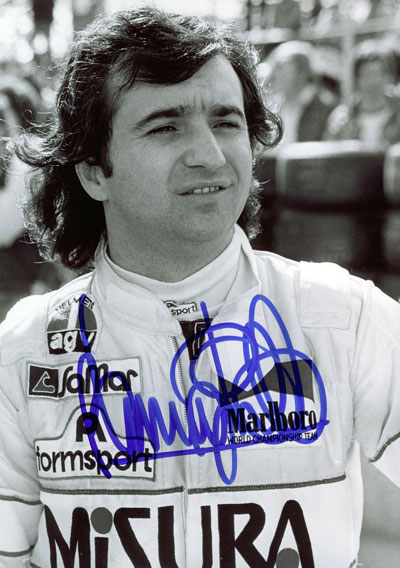 BRUNO GIACOMELLI ITALY From the autograph collection of Carlos Ghys