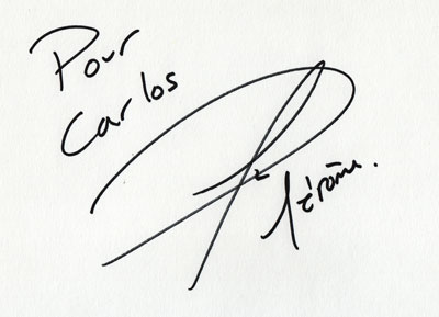 autograph Jérôme d'Ambrosio_1