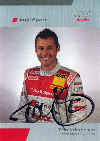 autograph Tom Kristensen 7