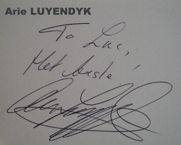 autograph collection Luc Ghys