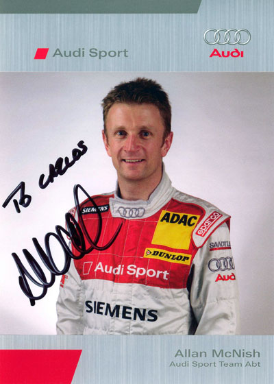 autograph Alan McNish_9