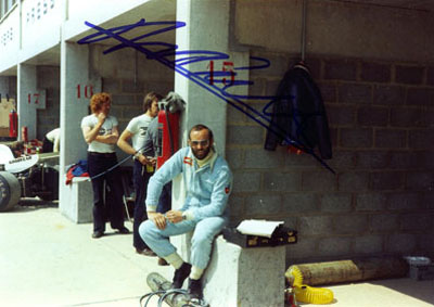 autograph Henri Pescarolo_8