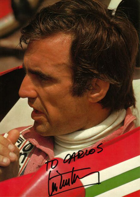 autograph Carlos reutemann