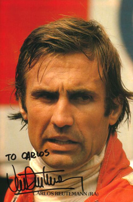 autograph Carlos reutemann