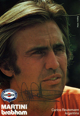 autograph Carlos reutemann