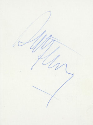 autograph Carlos reutemann