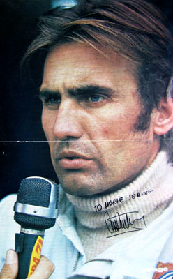 autograph Carlos reutemann