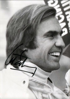 autograph Carlos reutemann