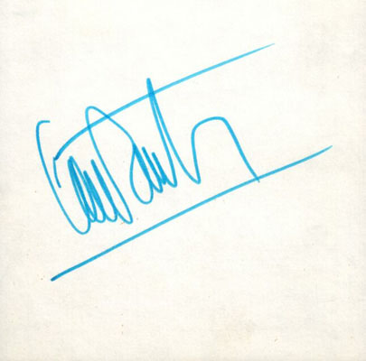 autograph Carlos reutemann