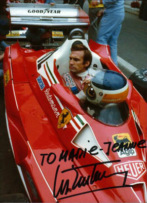 autograph Carlos reutemann