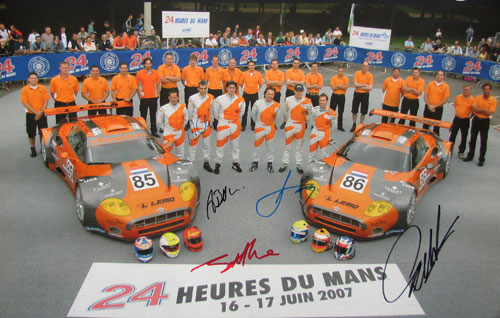 autograph SPYKER TEAM 2007