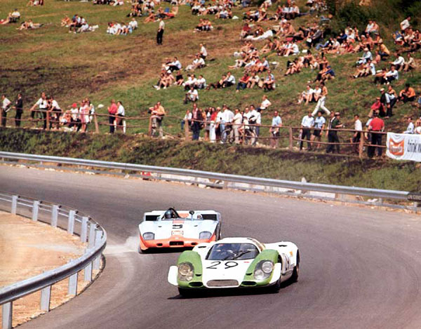 The first of many victories for the fabulous Porsche 917 in 