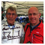 Carlos posing with Vic Elford