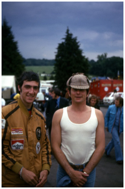 David Purley, posing with deerstalker