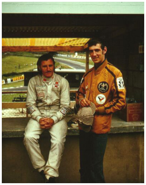 Graham Hill, posing with deerstalker