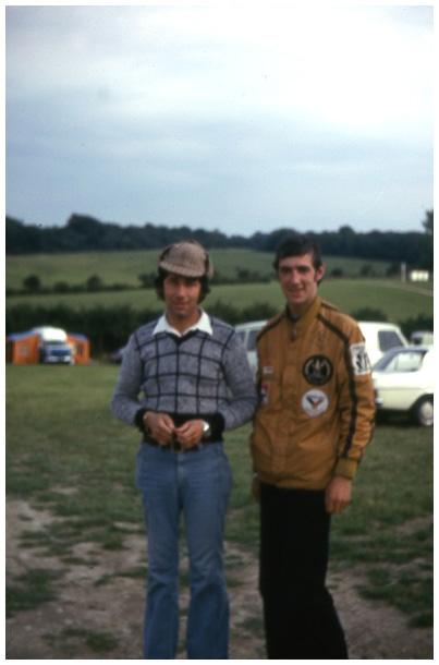 Howden Ganley, posing with deerstalker