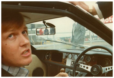 Ronnie Peterson at the wheel of a JPS Lotus Europe