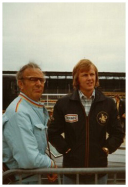 Ronnie Peterson with his father Bengt