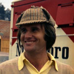 Wilson Fittipaldi, posing with deerstalker
