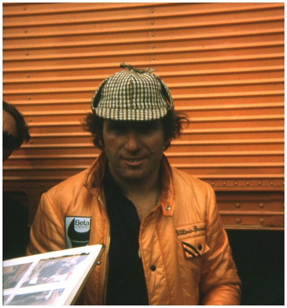 Vittorio Brambilla, posing with deerstalker