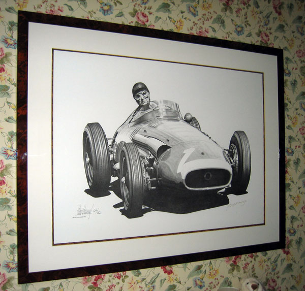 limited edition print Fangio by Stammers