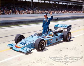 Walt Monaco-30-1975 Indy 500 winner Bobby Unser