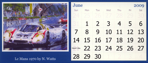 Calendar 2009 Vic Elford