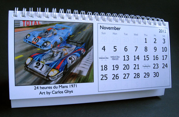 Calendar 2012 Vic Elford