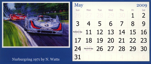 Calendar 2009 Vic Elford