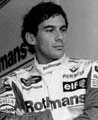 Ayrton Senna portrait photo