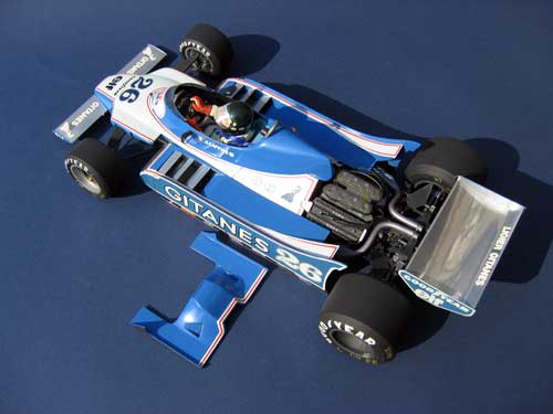 Heller 1/12 Ligier JS11-Ford of Jacques Laffite