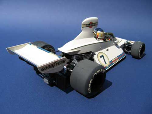 Tamiya 1/12 Brabham BT44 B of Carlos Reutemann