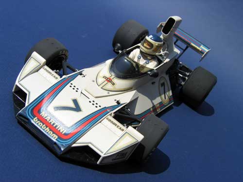 Tamiya 1/12 Brabham BT44 B of Carlos Reutemann