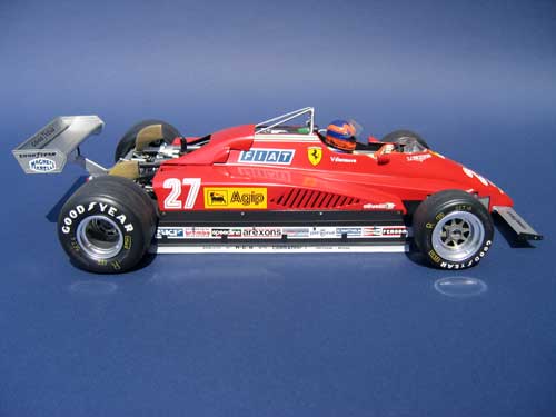 Protar 1/12 Ferrari 126C2 of Gilles villeneuve