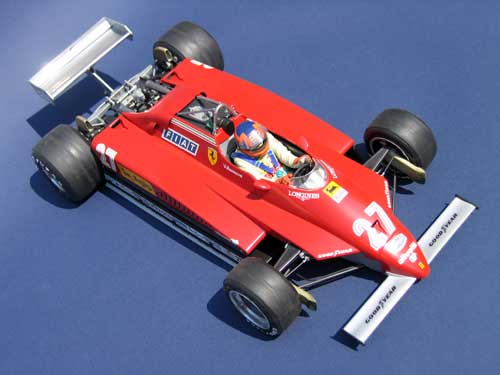 Protar 1/12 Ferrari 126C2 of Gilles villeneuve