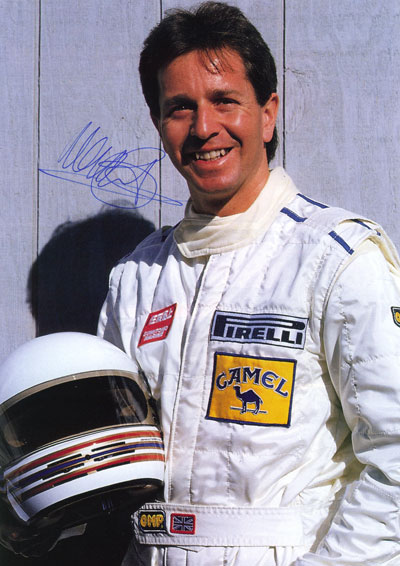 MARTIN BRUNDLE-autograph collection of Carlos Ghys