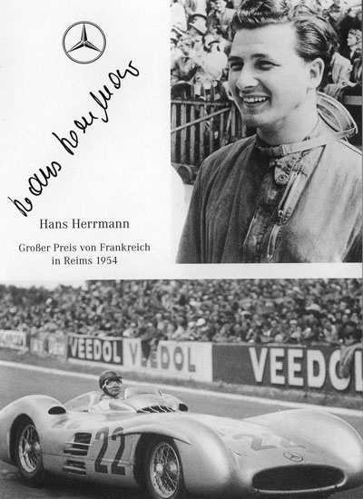 Hans Herrmann Formel 1 F1 Motorsport Original Autogramm Autograph B-9244